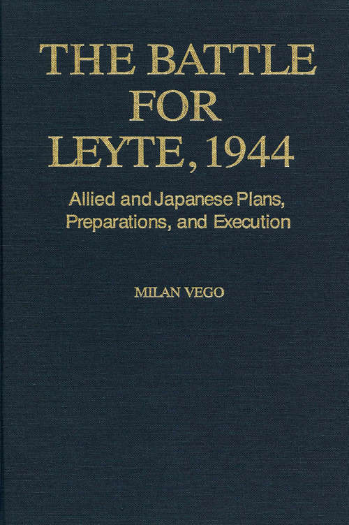 Book cover of The Battle for Leyte, 1944