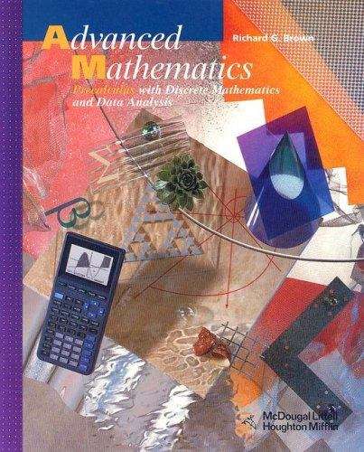 Book cover of Advanced Mathematics: Precalculus with Discrete Mathematics and Data Analysis