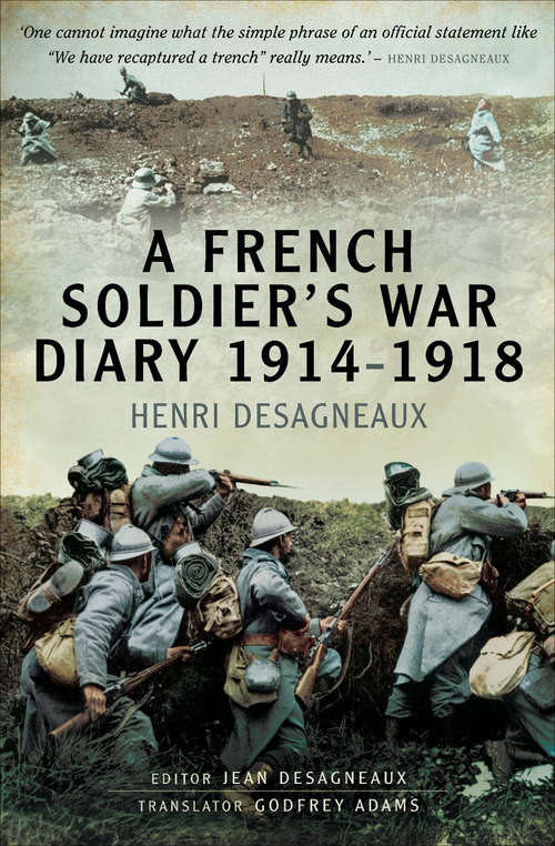 Book cover of A French Soldier's War Diary 1914–1918