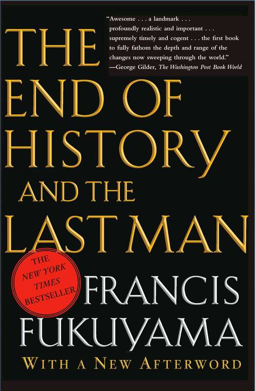 Book cover of The End of History and the Last Man (20)