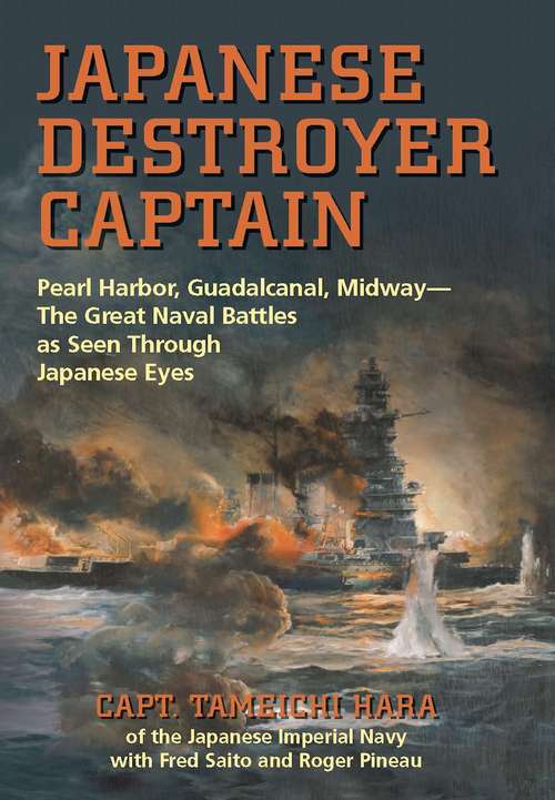 Book cover of Japanese Destroyer Captain