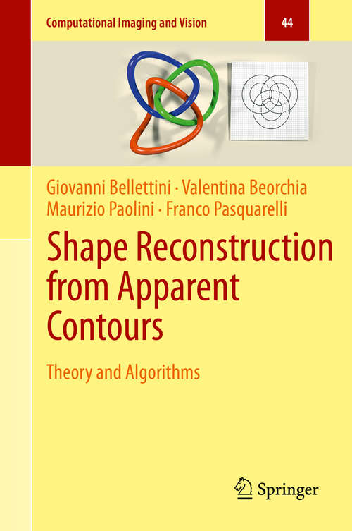 Book cover of Shape Reconstruction from Apparent Contours
