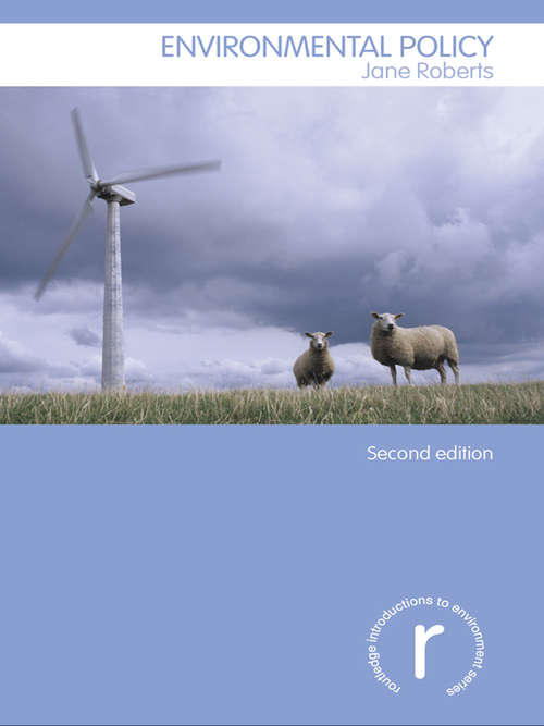 Book cover of Environmental Policy