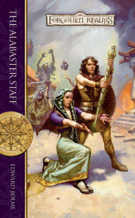 Book cover of The Alabaster Staff (Forgotten Realms: Rogues #1)