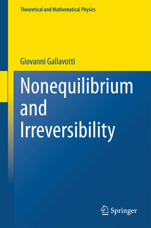 Book cover of Nonequilibrium and Irreversibility
