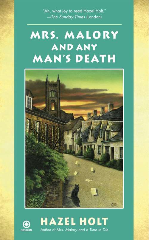 Book cover of Mrs. Malory and Any Man's Death