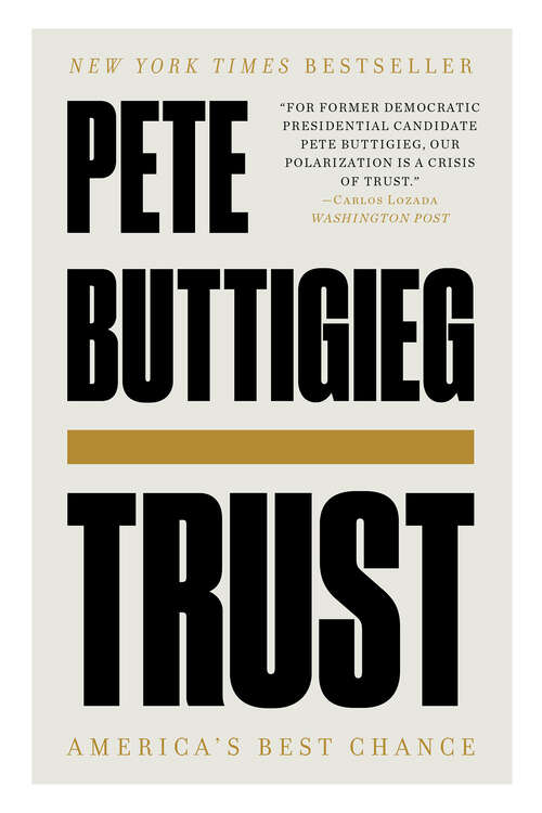 Book cover of Trust: America's Best Chance