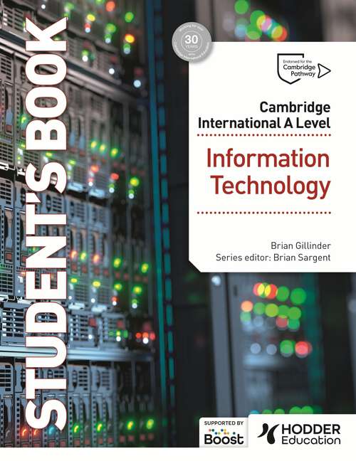 Book cover of Cambridge International A Level Information Technology