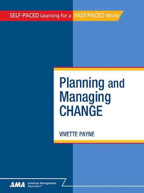 Book cover of Planning and Managing Change