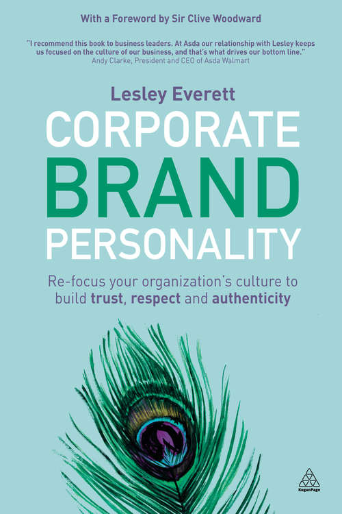 Book cover of Corporate Brand Personality