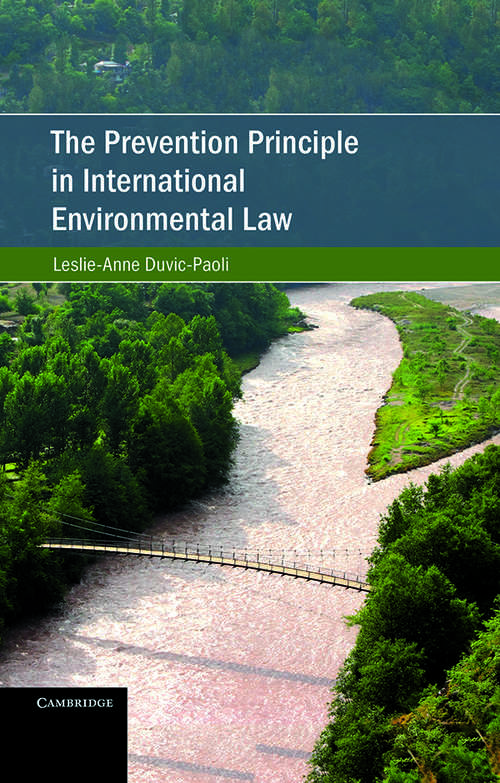 Book cover of The Prevention Principle in International Environmental Law (Cambridge Studies On Environment, Energy And Natural Resources Governance )