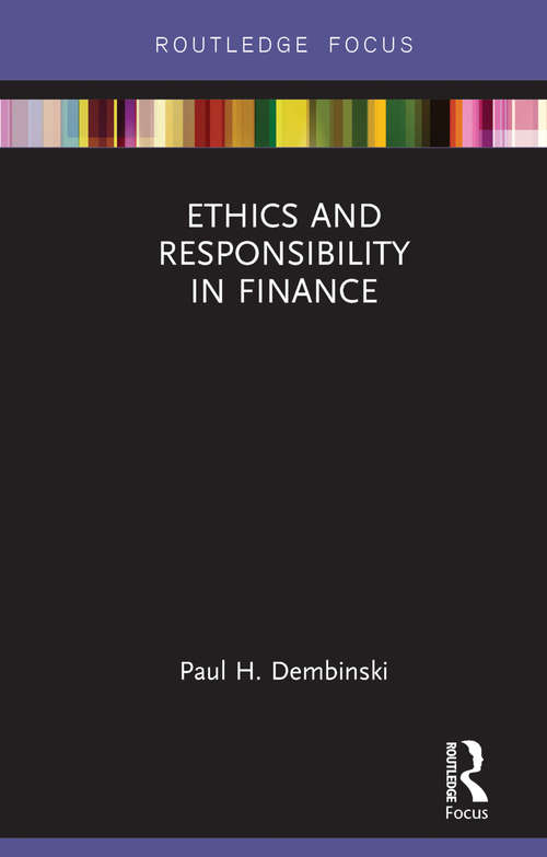 Book cover of Ethics and Responsibility in Finance