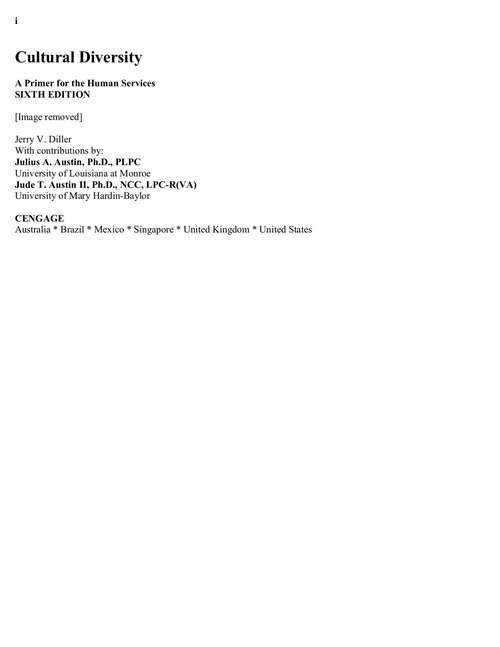 Book cover of Cultural Diversity: A Primer for the Human Services (Sixth Edition) (Mindtap Course List Series)