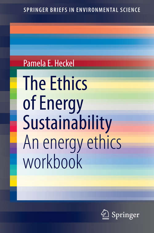 Book cover of The Ethics of Energy Sustainability