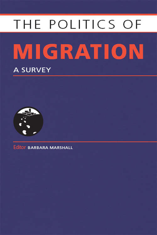 Book cover of Politics of Migration: A Survey