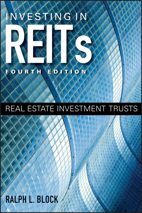 Book cover of Investing in REITs