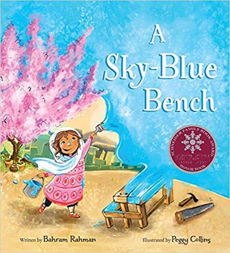 Book cover of A Sky Blue Bench