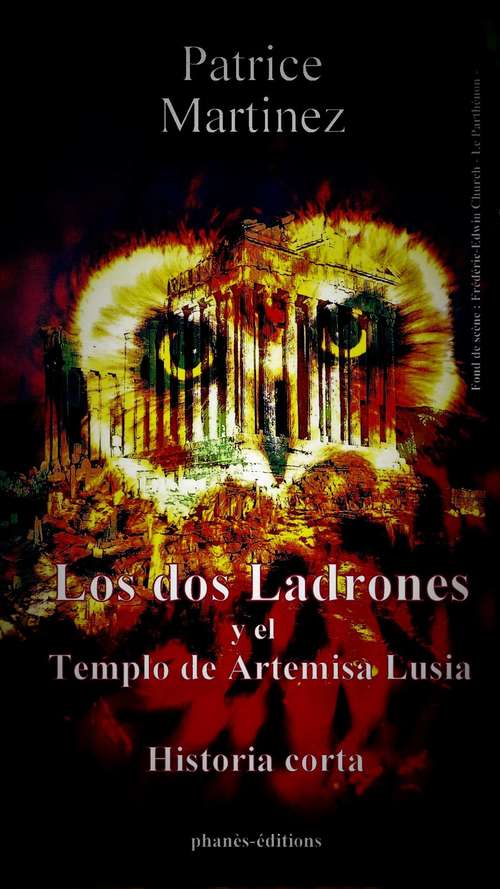 Book cover of Los  dos ladrones y el templo de Artemisa Lusia