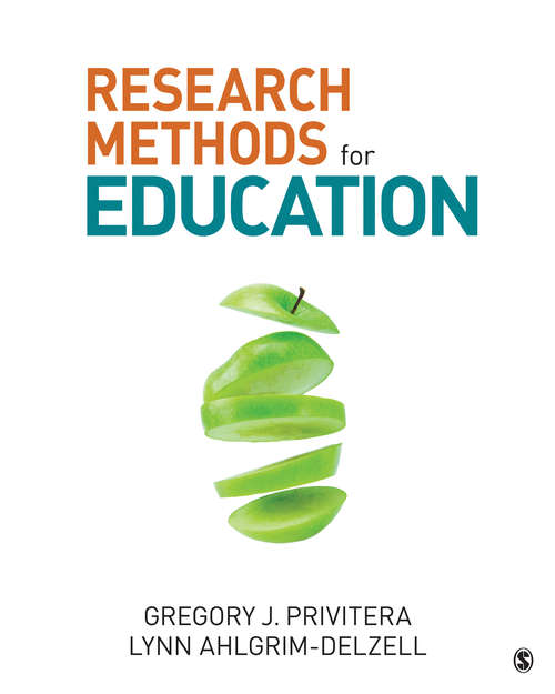 Book cover of Research Methods for Education