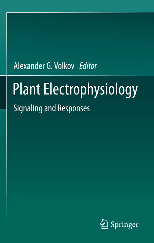 Book cover of Plant Electrophysiology