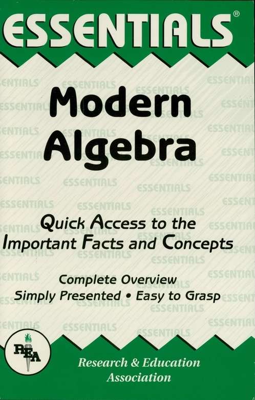 Book cover of Modern Algebra Essentials