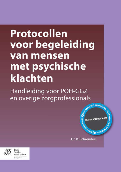 Book cover of Protocollen voor begeleiding van mensen met psychische klachten