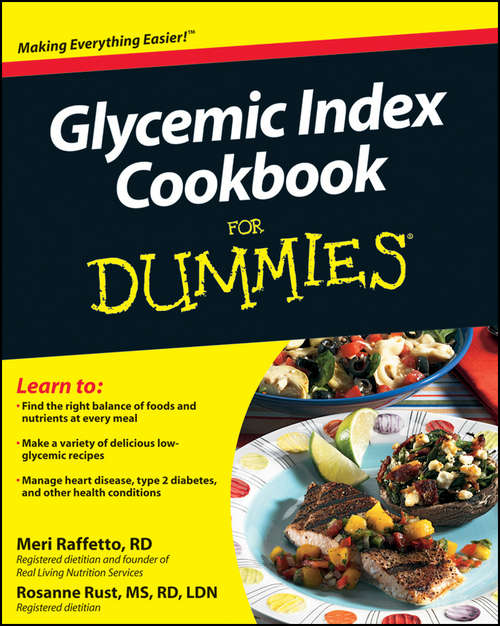 Book cover of Glycemic Index Cookbook For Dummies