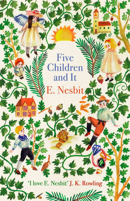 Book cover of Five Children and It: Large Print (The Psammead Series)