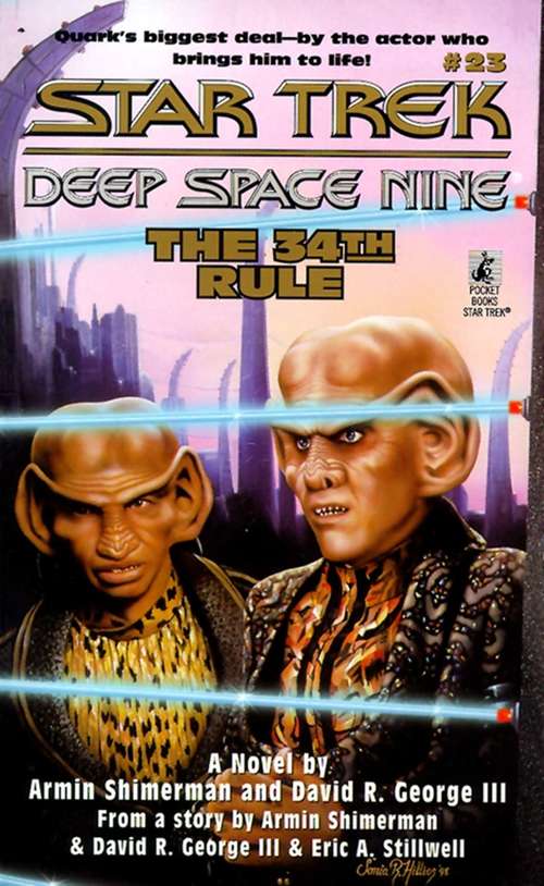 Book cover of The 34th Rule (Star Trek: Deep Space Nine #23)