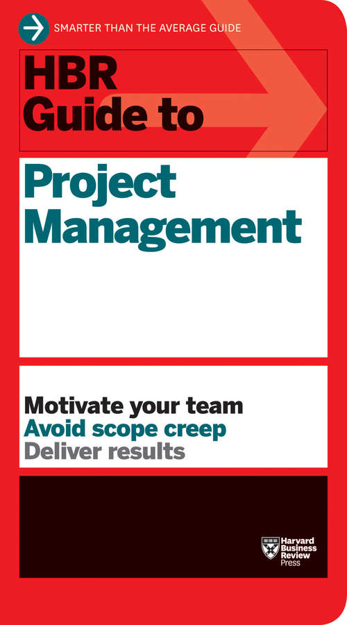 Book cover of HBR Guide to Project Management