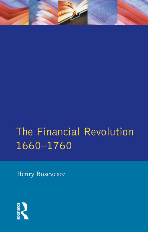 Book cover of The Financial Revolution 1660 - 1750