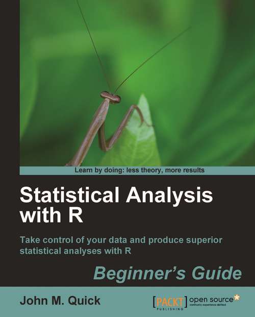 Book cover of Statistical Analysis with R