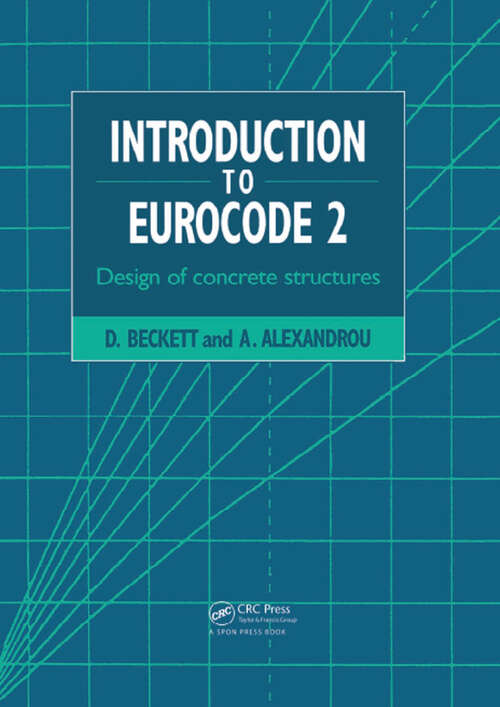 Book cover of Introduction to Eurocode 2: Design of concrete structures (1)