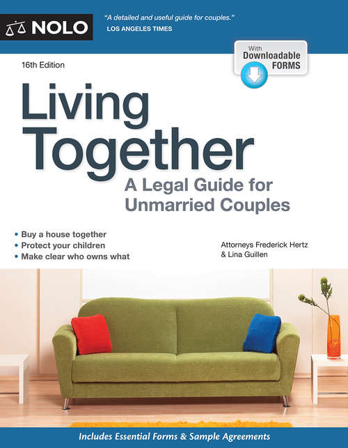 Book cover of Living Together: A Legal Guide for Unmarried Couples