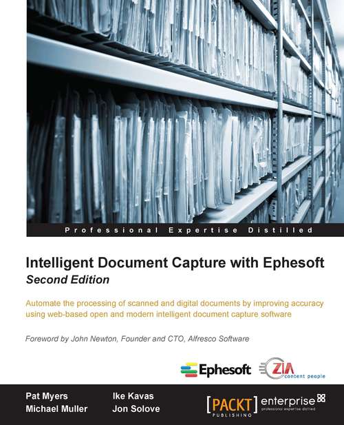 Book cover of Intelligent Document Capture with Ephesoft - Second Edition