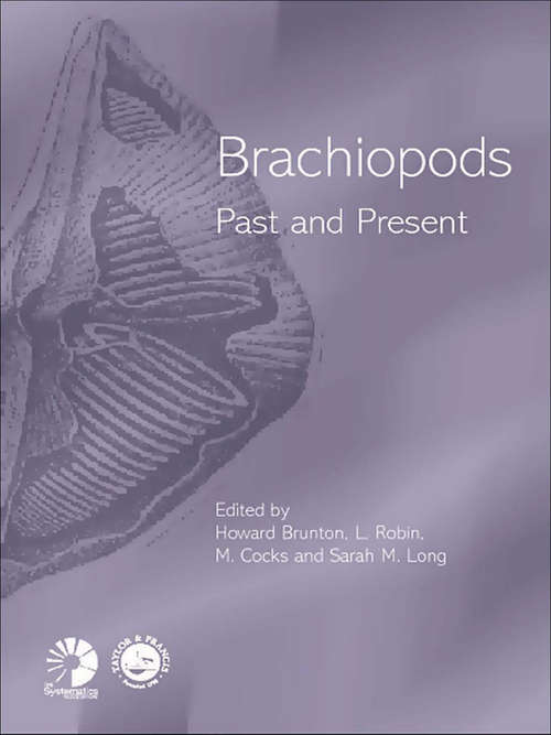 Brachiopods (Systematics Association Special Volumes Ser.)
