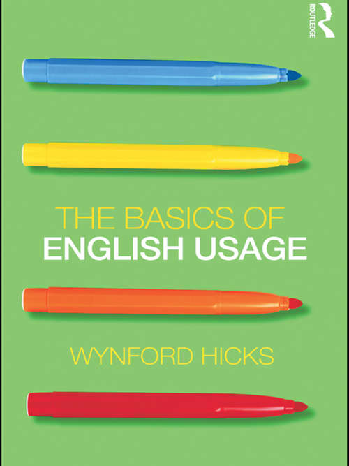 Book cover of The Basics of English Usage