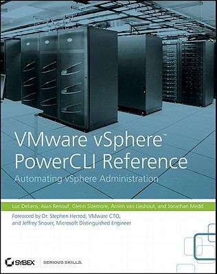 Book cover of VMware vSphere PowerCLI Reference