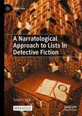 A Narratological Approach to Lists in Detective Fiction (Crime Files)