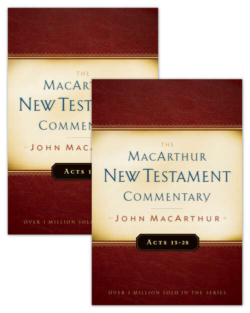 Book cover of Acts 1-28 MacArthur New Testament Commentary Two Volume Set (Digital Original) (MacArthur New Testament Commentary Series #1)