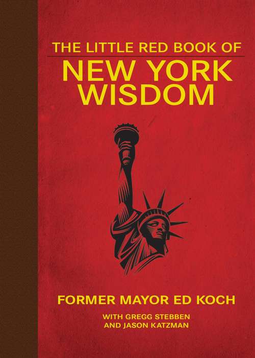 Book cover of The Little Red Book of New York Wisdom