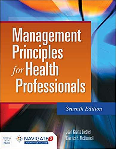 Book cover of Management Principles for Health Professionals (Seventh Edition)