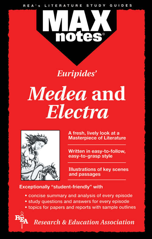 Book cover of Medea & Electra  (MAXNotes Literature Guides) (MAXnotes Literature Guides)