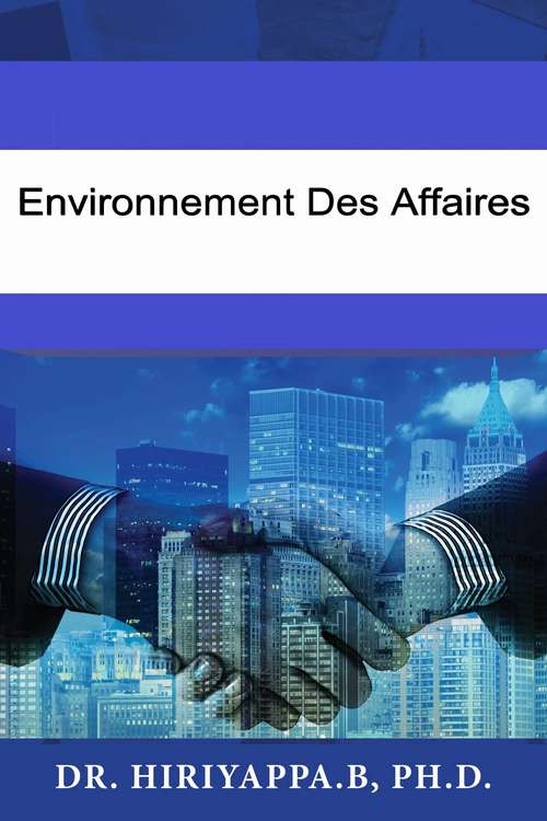 Book cover of Environnement des affaires