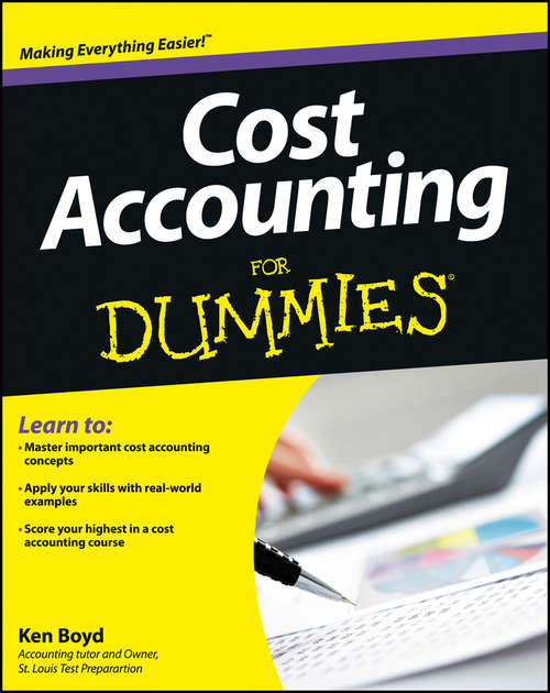 Book cover of Cost Accounting For Dummies