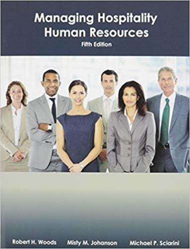 Book cover of Managing Hospitality Human Resources (Fifth Edition)