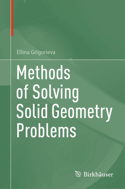 Book cover of Methods of Solving Solid Geometry Problems