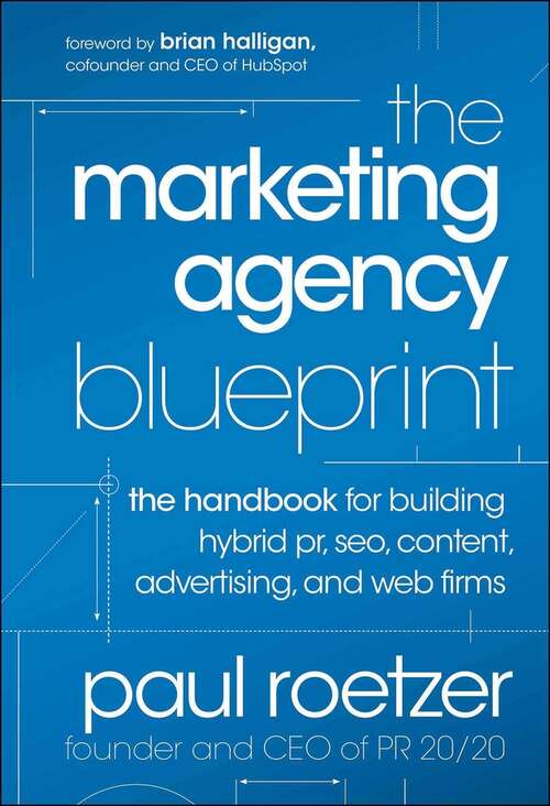 Book cover of The Marketing Agency Blueprint