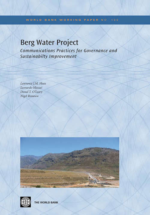 Berg Water Project: Communication Practices for Governance and Sustainability Improvement