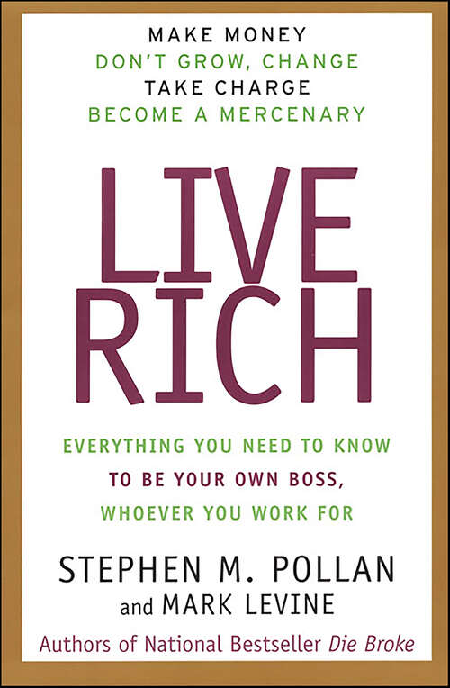 Book cover of Live Rich